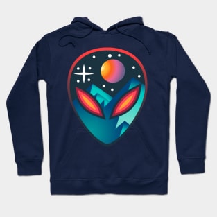 Alien Color Tattoo Hoodie